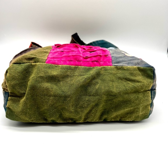 Patchwork Hippie Sling Bag - Picture 9 of 11
